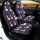 Xmas Llama Pattern Print Universal Fit Car Seat Covers 102422