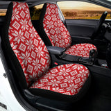 Xmas Nordic Knitted Pattern Print Universal Fit Car Seat Covers 102422