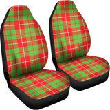 Xmas Plaid Pattern Print Universal Fit Car Seat Covers 102422