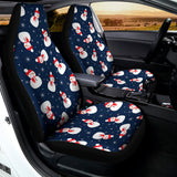 Xmas Snowman Pattern Print Universal Fit Car Seat Covers 102422