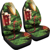 Xmas Tree Print Universal Fit Car Seat Covers 102422