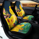 Yellow Alstroemeria Print Universal Fit Car Seat Covers 102422