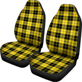 Yellow Black And Blue Tartan Print Universal Fit Car Seat Covers 102422
