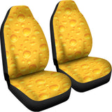 Yellow Cheese Print Universal Fit Car Seat Covers 102422