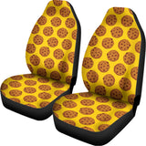 Yellow Cookie Pattern Print Universal Fit Car Seat Covers 102422