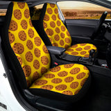 Yellow Cookie Pattern Print Universal Fit Car Seat Covers 102422