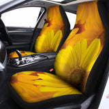 Yellow Daisy Flower Print Universal Fit Car Seat Covers 102422