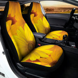 Yellow Daisy Flower Print Universal Fit Car Seat Covers 102422