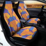 Yellow Mandala Elephant Pattern Print Universal Fit Car Seat Covers 102422