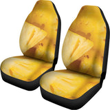 Yellow Pineapple Pieces Print Universal Fit Car Seat Covers 102422