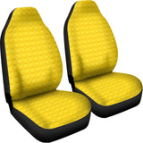 Yellow Plastic Building Blocks Print Universal Fit Car Seat Covers 102422