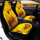 Yellow Sunflower Print Universal Fit Car Seat Covers 102422