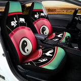 Yin Yang Chinese Zodiac Signs Print Universal Fit Car Seat Covers 102422