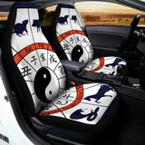 Yin Yang Chinese Zodiac Wheel Print Universal Fit Car Seat Covers 102422