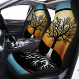Yin Yang Tree Of Life Print Universal Fit Car Seat Covers 102422