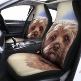Yorkshire Terrier Portrait Print Universal Fit Car Seat Covers 102422