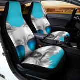 Yorkshire Terrier With Sunglasses Print Universal Fit Car Seat Covers 102422