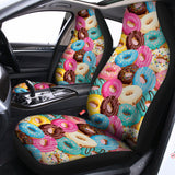 Yummy Donut Pattern Print Universal Fit Car Seat Covers 102422
