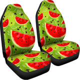 Yummy Watermelon Pieces Pattern Print Universal Fit Car Seat Covers 102422