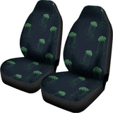Zentangle Jellyfish Pattern Print Universal Fit Car Seat Covers 102422