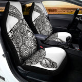 Zentangle Sea Turtle Print Universal Fit Car Seat Covers 102422