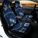 Zodiac Astrology Symbols Print Universal Fit Car Seat Covers 102422