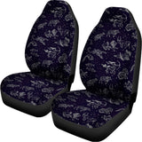 Zodiac Constellation Pattern Print Universal Fit Car Seat Covers 102422