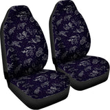 Zodiac Constellation Pattern Print Universal Fit Car Seat Covers 102422