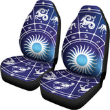 Zodiac Horoscopes Print Universal Fit Car Seat Covers 102422