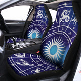 Zodiac Horoscopes Print Universal Fit Car Seat Covers 102422