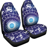 Zodiac Horoscopes Print Universal Fit Car Seat Covers 102422