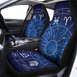 Zodiac Signs Wheel Print Universal Fit Car Seat Covers 102422