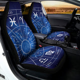 Zodiac Signs Wheel Print Universal Fit Car Seat Covers 102422