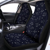 Zodiac Star Signs Pattern Print Universal Fit Car Seat Covers 102422