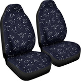 Zodiac Star Signs Pattern Print Universal Fit Car Seat Covers 102422