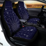 Zodiac Symbols Circle Print Universal Fit Car Seat Covers 102422