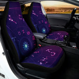 Zodiac Symbols Wheel Print Universal Fit Car Seat Covers 102422