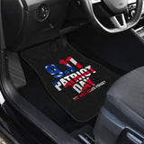 09.11 Never Forget We Will Never Forget Car Floor Mats 210305 - YourCarButBetter