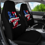 09.11 Never Forget We Will Never Forget Car Seat Covers 210305 - YourCarButBetter