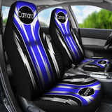 2 Front Camaro Seat Covers Blue 144627 - YourCarButBetter