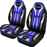 2 Front Camaro Seat Covers Blue 144627 - YourCarButBetter