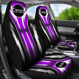2 Front Camaro Seat Covers Purple 144627 - YourCarButBetter