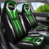 2 Front Dodge Challenger Seat Covers Green 144627 - YourCarButBetter