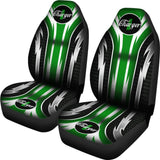 2 Front Dodge Charger Seat Covers Green 094209 - YourCarButBetter