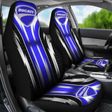 2 Front Ducati Seat Covers Blue 144627 - YourCarButBetter