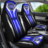 2 Front Fiat Seat Covers Blue 144627 - YourCarButBetter