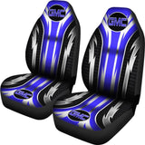 2 Front GMC Seat Covers Blue 144627 - YourCarButBetter