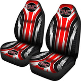2 Front GMC Seat Covers Red 144627 - YourCarButBetter