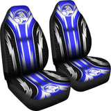 2 Front Holden Seat Covers Blue 144627 - YourCarButBetter