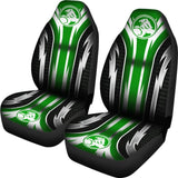 2 Front Holden Seat Covers Green 144627 - YourCarButBetter